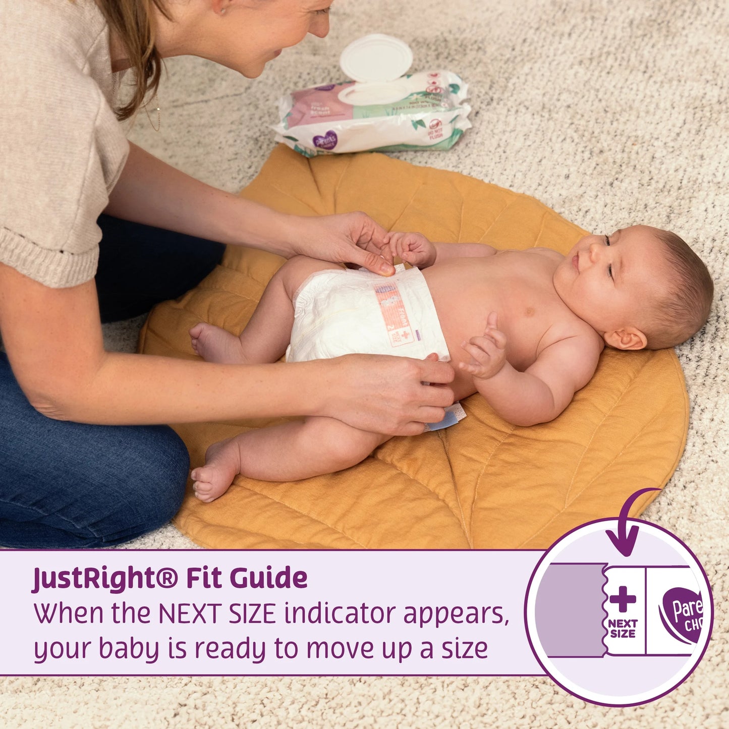 Dry & Gentle Diapers Size 1, 162 Count (Select for More Options)