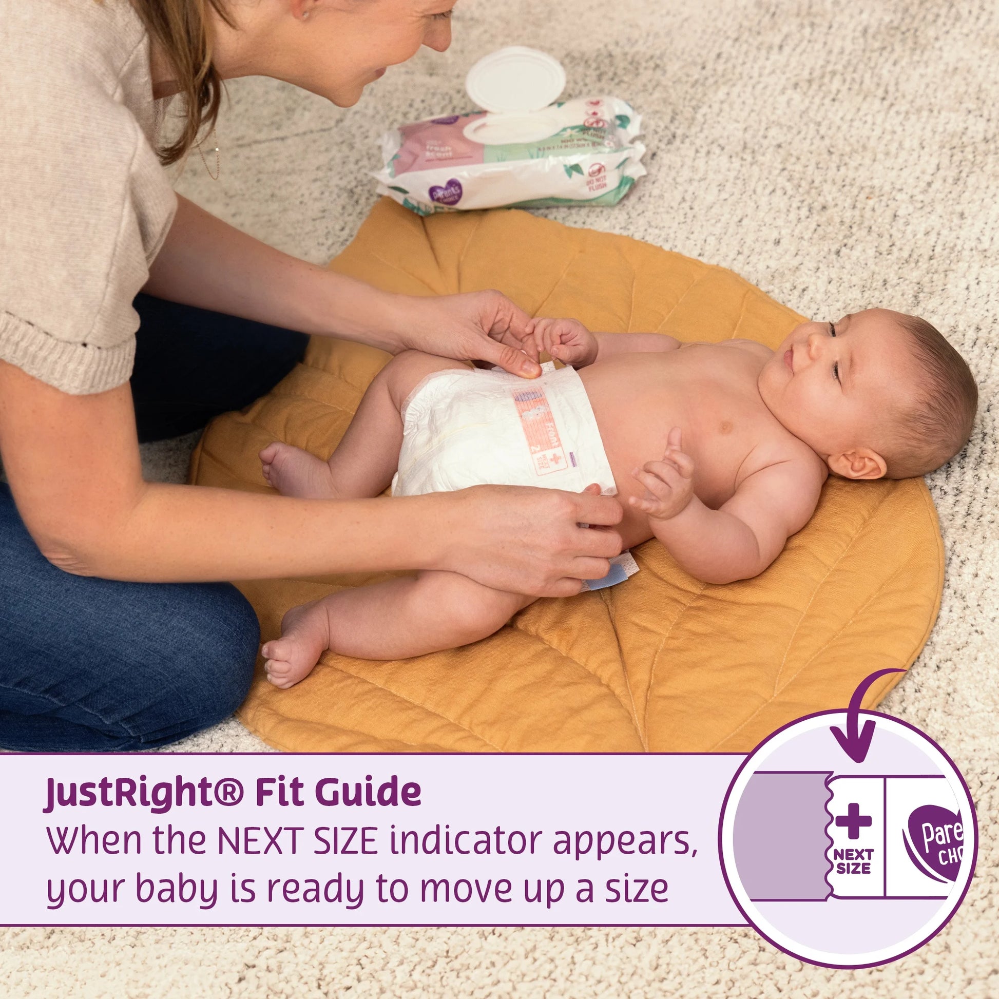 Dry & Gentle Diapers Size 1, 162 Count (Select for More Options)