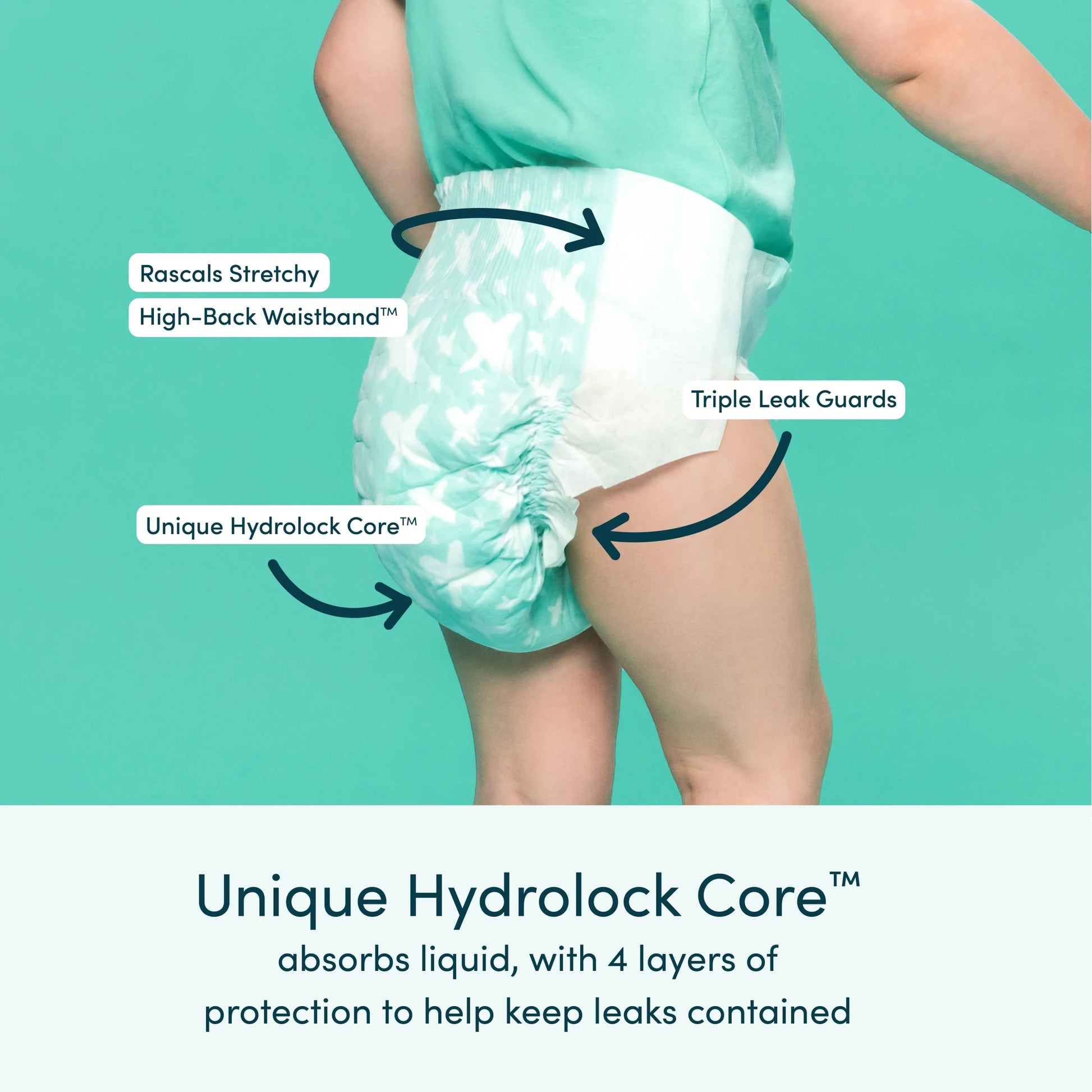 Premium Absorbent Baby Diapers Size 6, 54 Count, with 2 Cocomelon Potty Training Pants