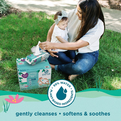 Choice Fragrance-Free Baby Wipes, 1200 Count (Select for More Options)