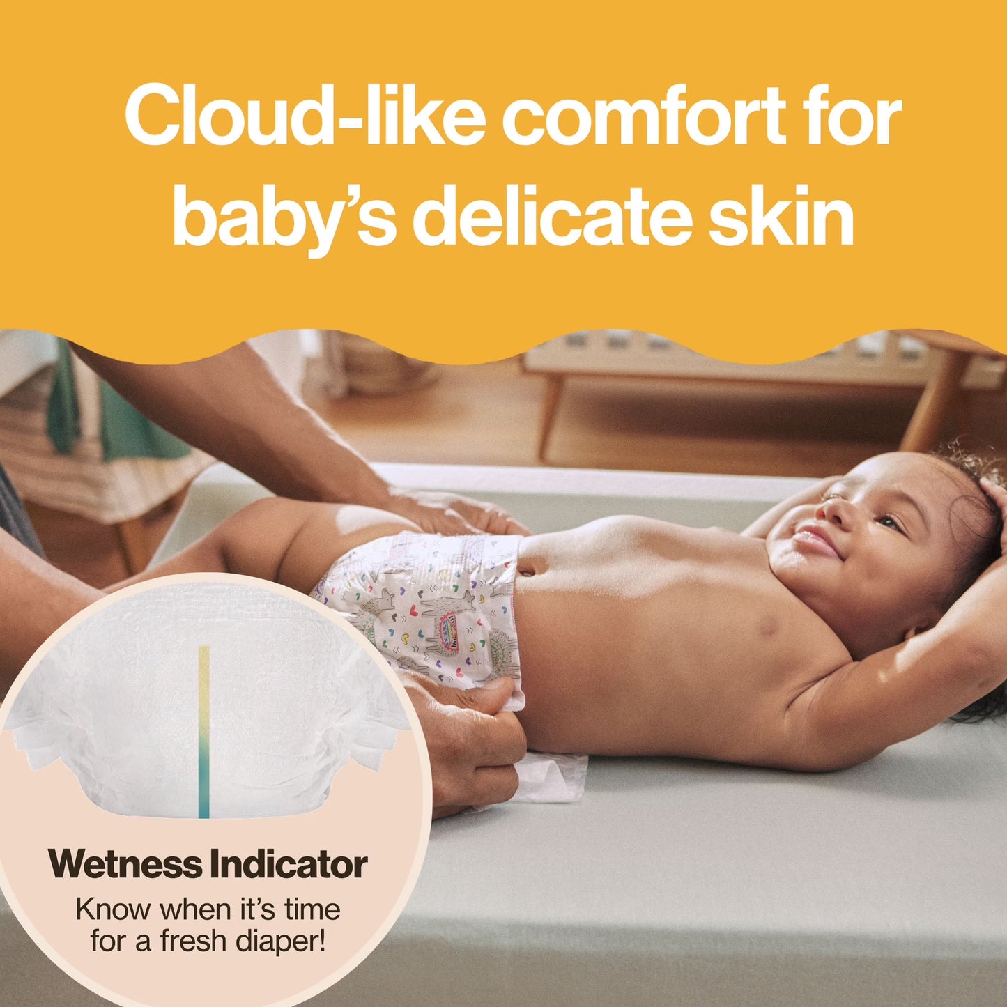 ® Clean Conscious Baby Diapers Size 3 (16-28 Lbs), Hypoallergenic and Fragrance Free, 42 Count