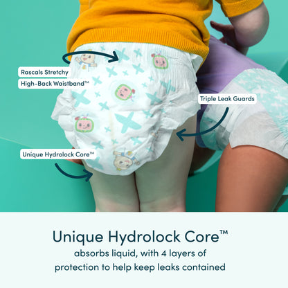 Premium Absorbent Baby Diapers Size 7, 44 Count