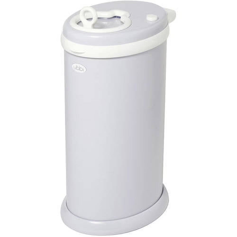 Stainless Steel Diaper Pail, Odor Locking, No Special Bag Required, Award-Winning, Registry Must-Have, Gray