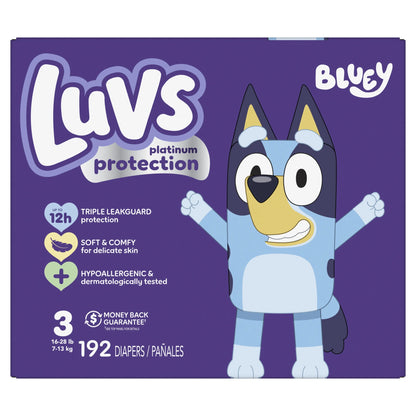 Platinum Protection Baby Diapers Size 3, 192 Count (Select for More Options)