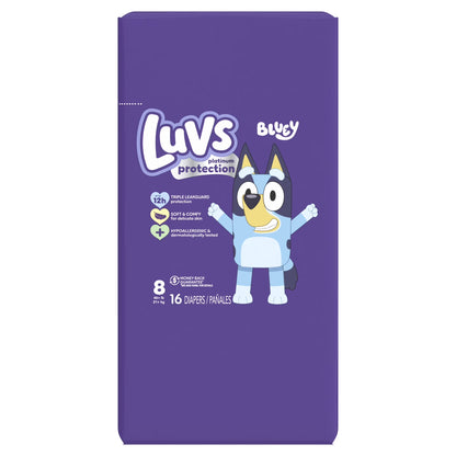 Platinum Protection Baby Diapers Size 8, 16 Count (Select for More Options)