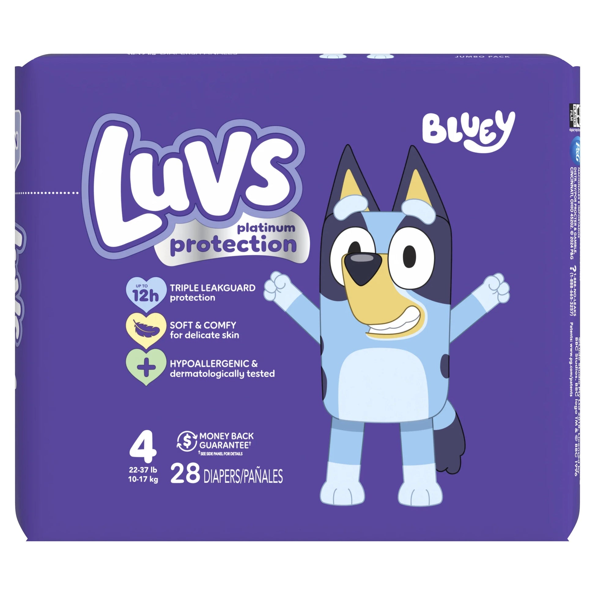 Platinum Protection Baby Diapers Size 4, 28 Count (Select for More Options)