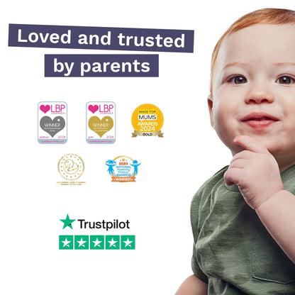 Sensitive Soft Sustainable Baby Diapers Size 4, 22 Count (Choose Your Size and Count)
