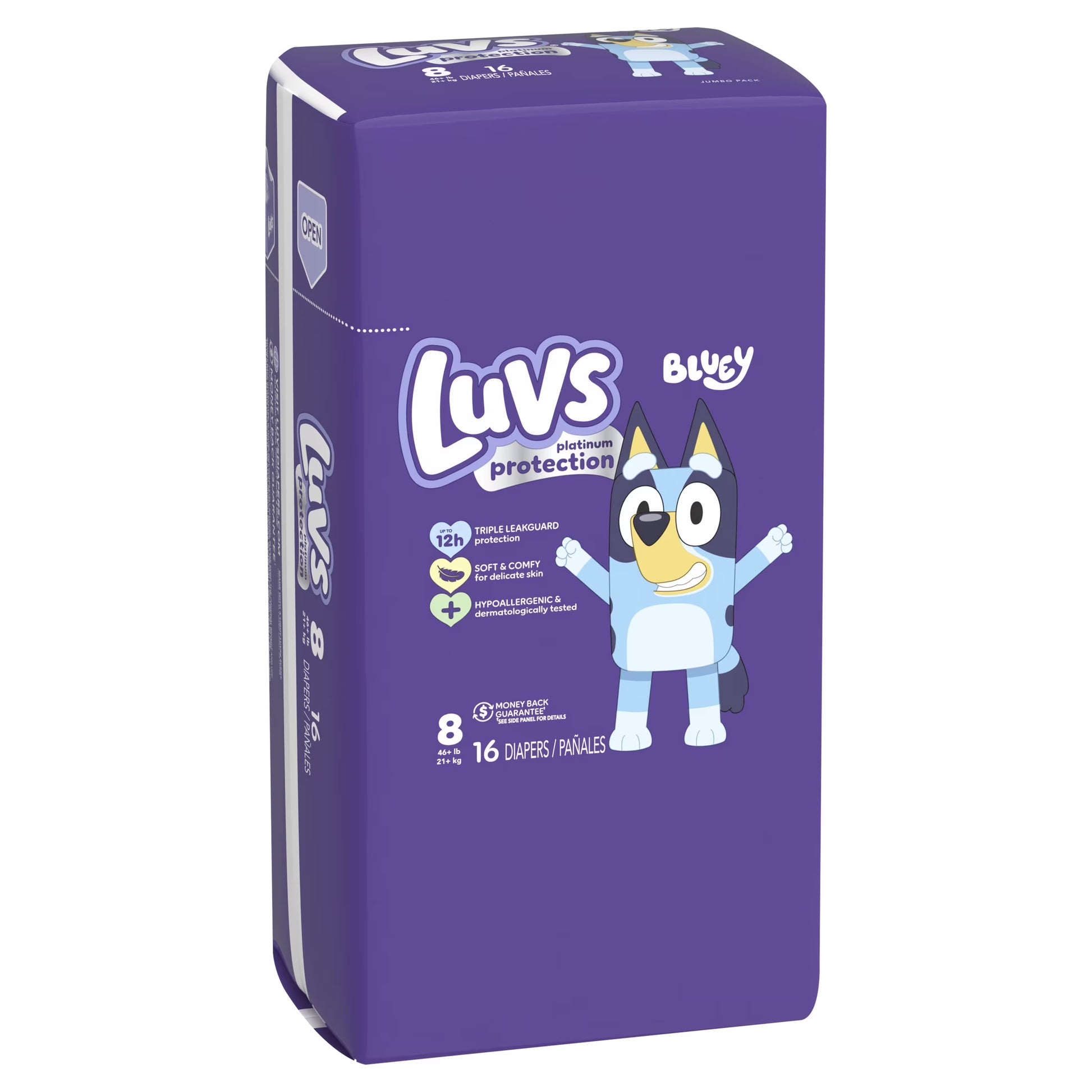 Platinum Protection Baby Diapers Size 8, 16 Count (Select for More Options)