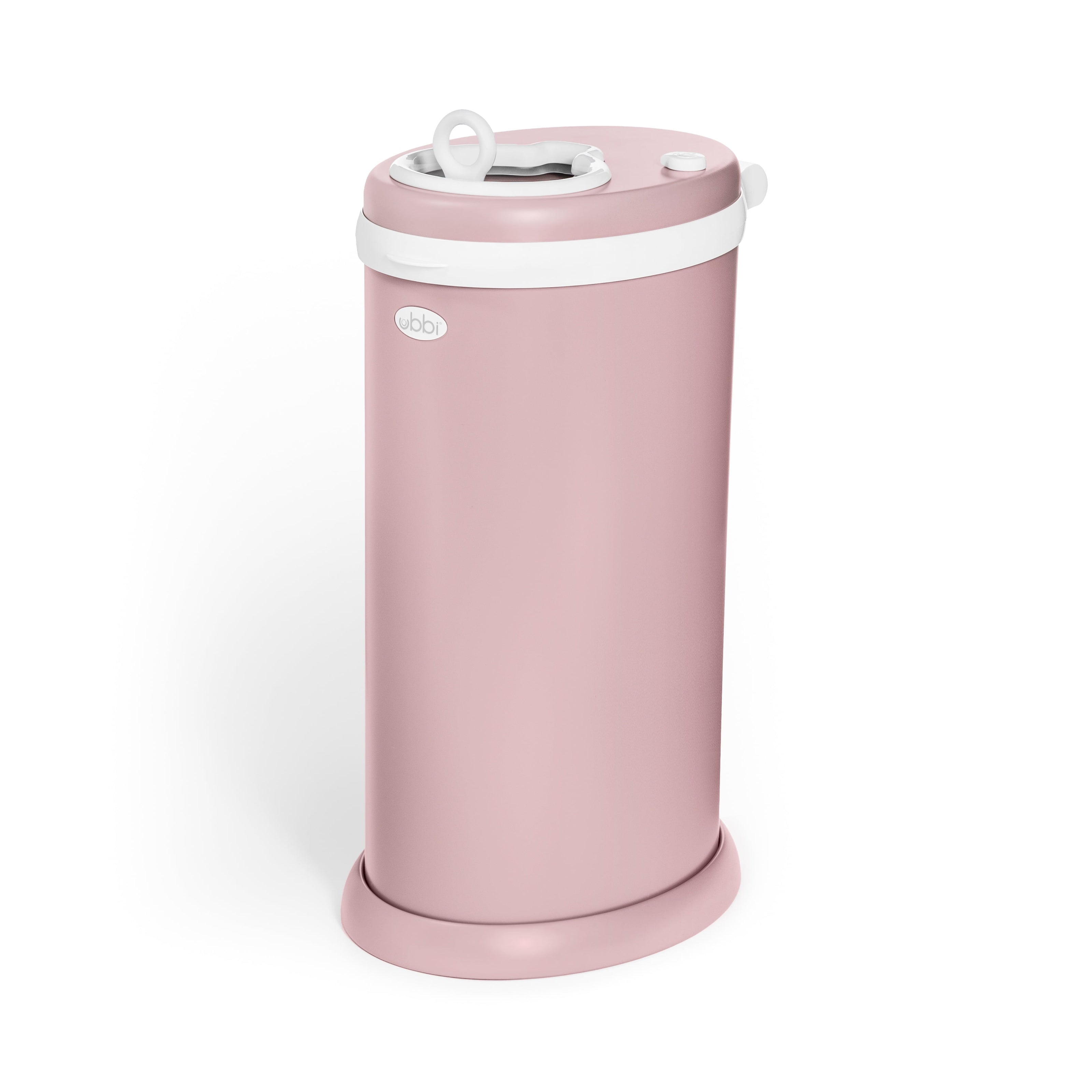 Odor Locking Steel Diaper Pail, Baby Registry Must-Have, Fig Blossom
