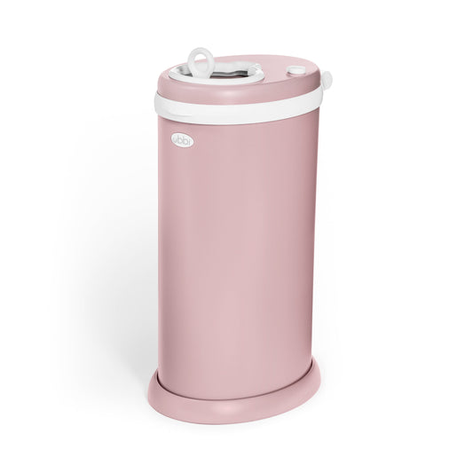 Odor Locking Steel Diaper Pail, Baby Registry Must-Have, Fig Blossom