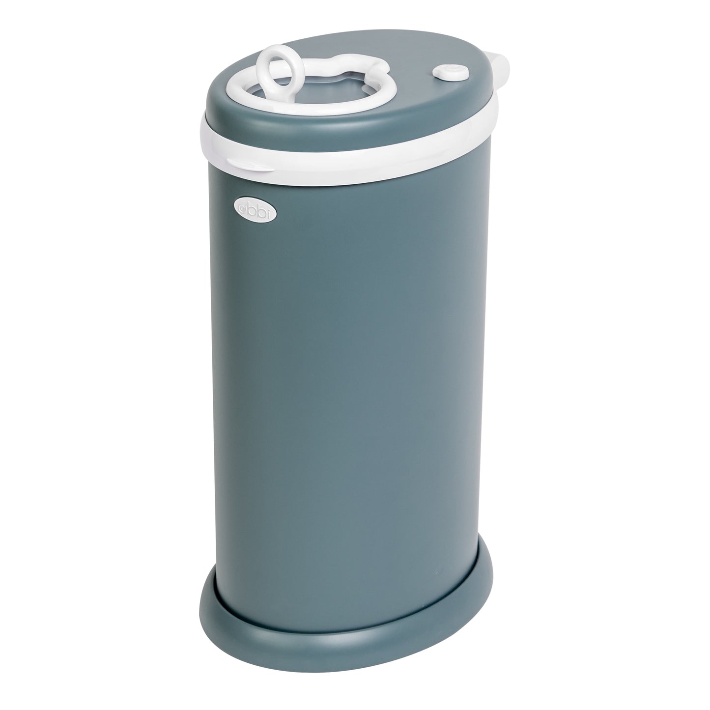 Odor Locking Steel Diaper Pail, Baby Registry Must-Have, Open Water