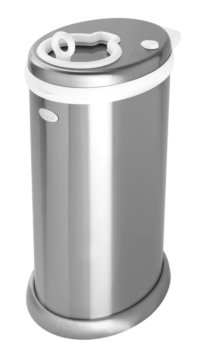Stainless Steel Diaper Pail, Odor Locking, No Special Bag Required, Award-Winning, Registry Must-Have, Chrome