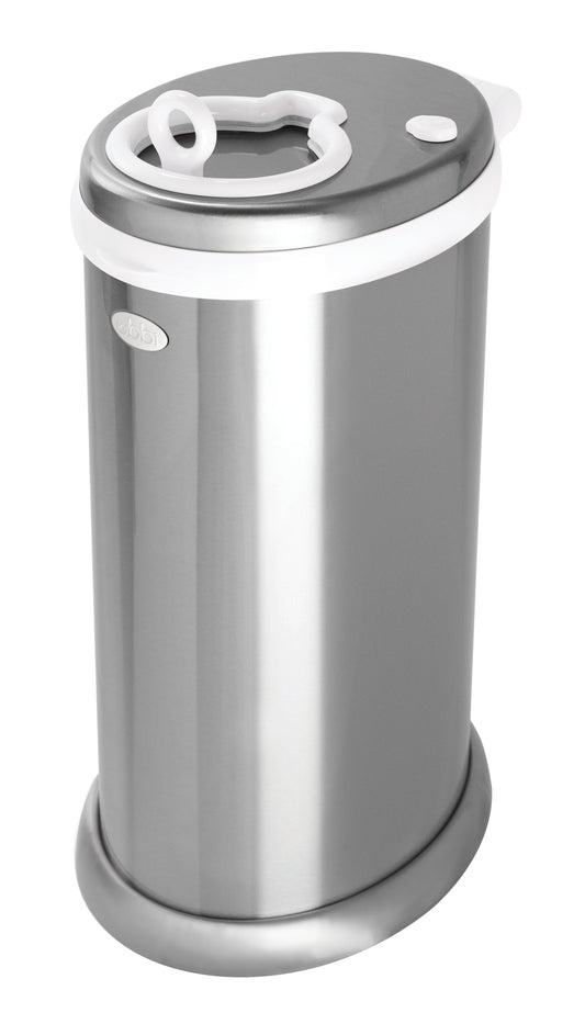 Stainless Steel Diaper Pail, Odor Locking, No Special Bag Required, Award-Winning, Registry Must-Have, Chrome