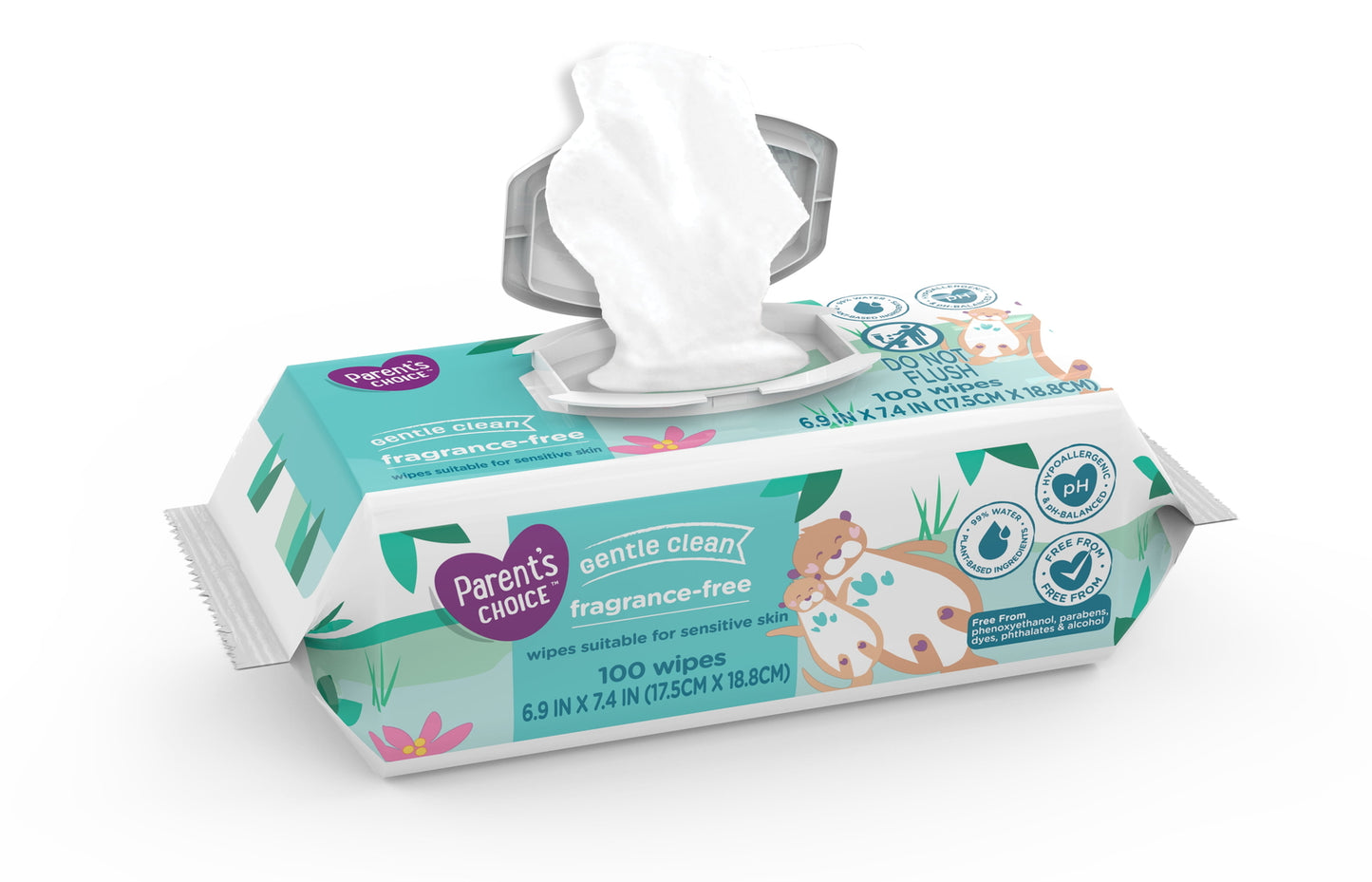Choice Fragrance-Free Baby Wipes, 1200 Count (Select for More Options)