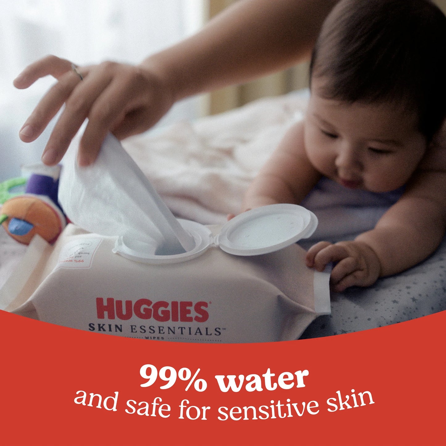 Skin Essentials Baby Wipes, 1 Pack, 56 Count (Select for More)