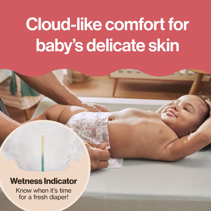 Clean Conscious Baby Diapers Size 4, Hypoallergenic & Fragrance Free, 36 Count